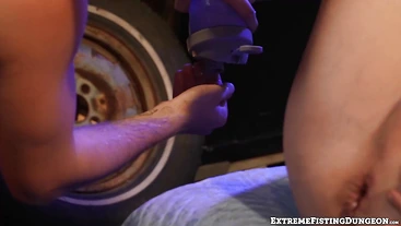 Handsome Devin Franco got fisted and rimmed in a threesome by jock Carter Collins and Oliver Marks