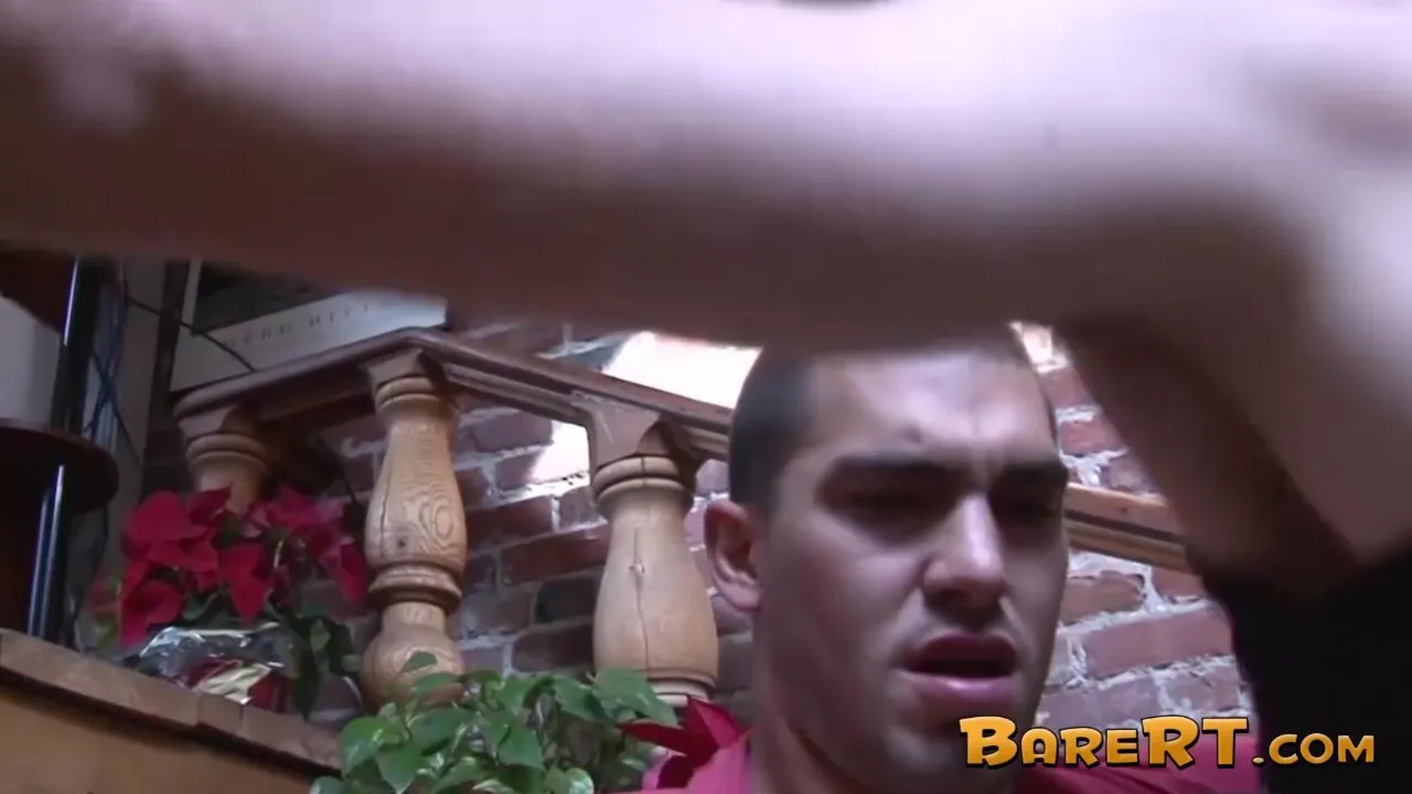 Sage Daniels has James Roscoe on his knees swallowing his cock