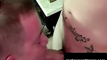 Straight guyâs first raw BBC bareback with passion
