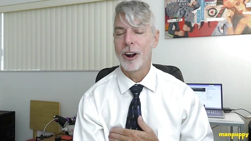 ManPuppy: Horny Daddy Richard Lennox Gulped Down My Teachers Cum