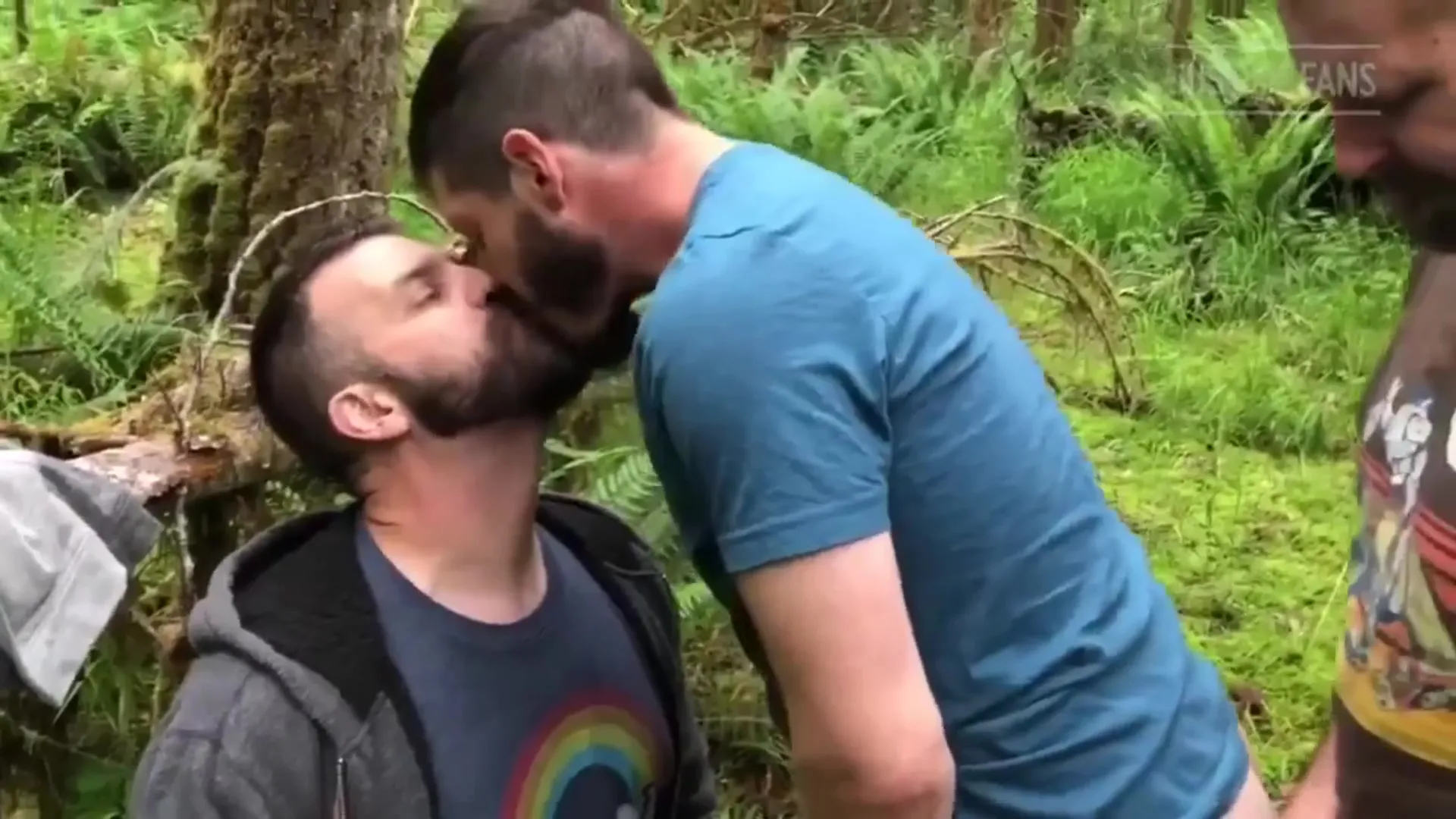 Daddies Having Fun in The Woods