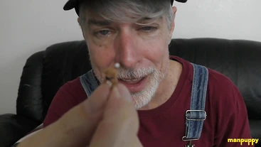 ManPuppy: Richard Lennox Squashes Small Squatter in Huge Mishap
