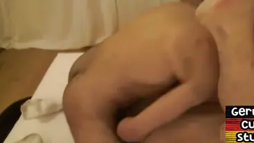 Kinky bald german zaddy bottomed by jock