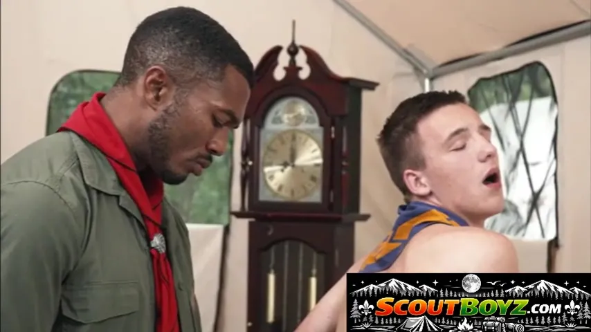 Barebacked By The Huge Black Scout Master