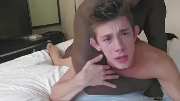Daddy BBC Fucks a White Bottom