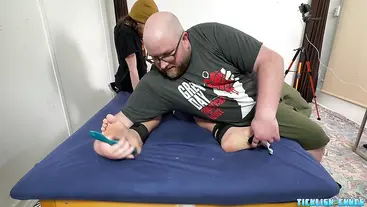 TicklishChubs Chainsaw And Tommy Bearhama Demolish Matt On The Tickle Table
