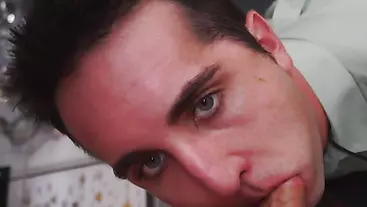Poor guy convinced to threesome gay sex in pawn shop!