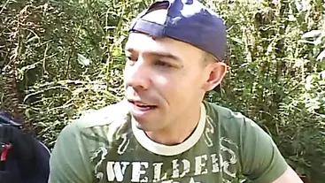 Hunk Beefy Gays Fuck Each Other After Hiking