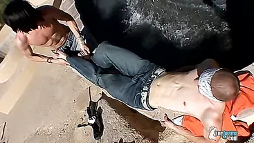 A Gooey Foot Finish For Two Boys - Brendan And Krist Cummings