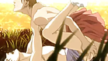 Hentai fagget gays having outdoor fun with anal cock