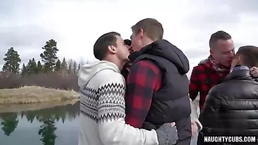 Big dick gay outdoor and cumshot