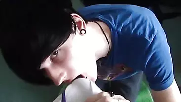 Emo Boy Cum Swallow