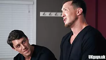 Big dick gay anal sex and swap