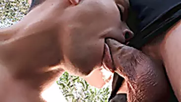 Cute son gets his dads cock in his mouth